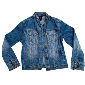 XS Denim snap jacket